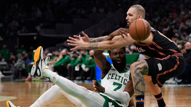 Celtics roll past Knicks in matchup of COVID-ravaged teams