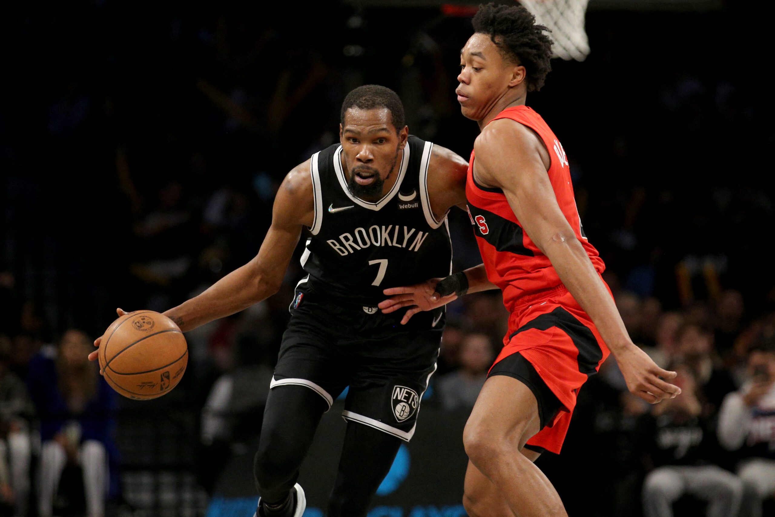 Kevin Durant’s triple-double powers Nets past Raptors in OT