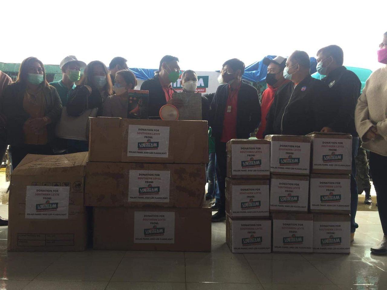 Marcos, Sara Duterte bring aid to Southern Leyte, Negros Oriental