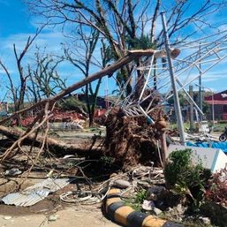 Typhoon-stricken Dinagat Islands turn garage into province’s seat of power