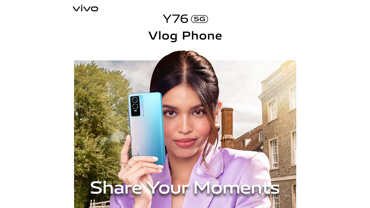 Get ready to take memorable holiday snaps because vivo Y76 5G is now available