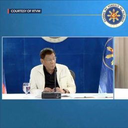 [WATCH] Duterte asks Duque: Is COVID-19 airborne?