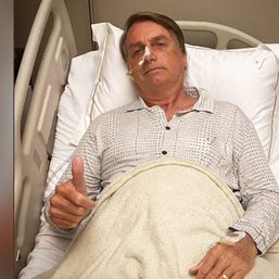 Brazil’s Bolsonaro taken to hospital with abdominal pain, doctor says