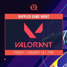 Rappler Game Night: ‘Valorant’ with Vanille Velasquez