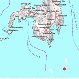 Magnitude 6.2 earthquake strikes off Davao Occidental