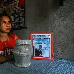 Her son now ashes, mother vows never to surrender to Duterte