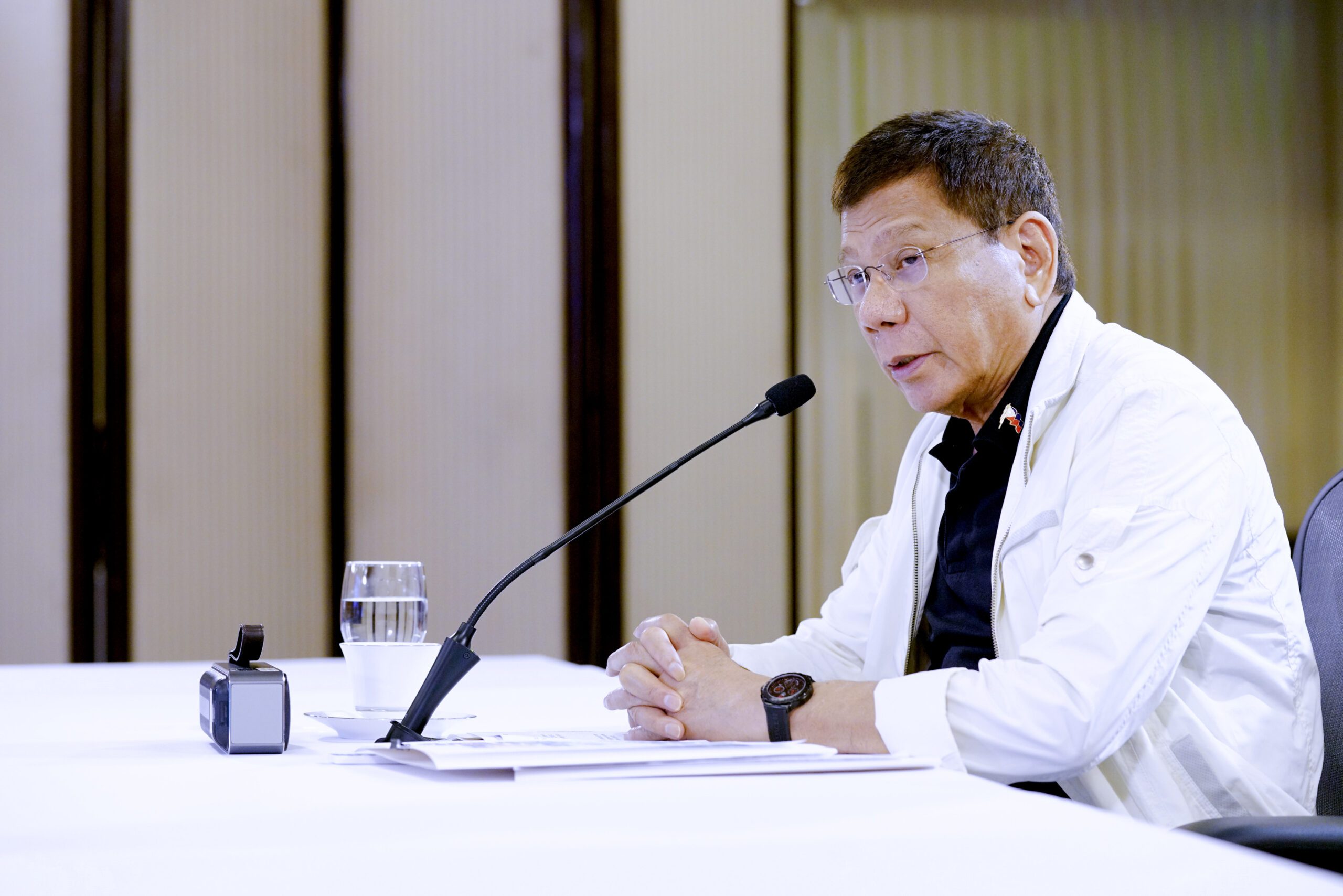 Duterte under quarantine after exposure to COVID-19 positive staff