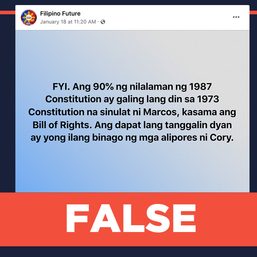 HINDI TOTOO: Si Marcos Jr. ang may-akda ng Philippine Baselines Law