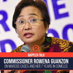 Rappler Talk: Rowena Guanzon on Marcos cases and her 7 years in Comelec