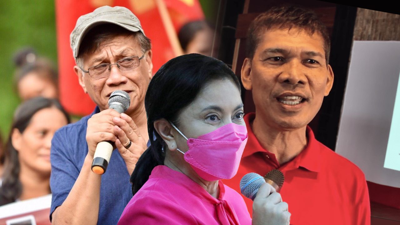 Leody and Bello’s Laban ng Masa: Makabayan backing of Robredo ‘erroneous’