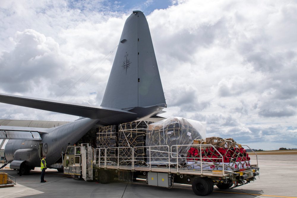 Aid flight arrives in Tonga; phone lines partially restored