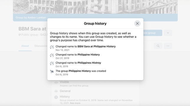 Facebook group sheds Philippine history brand, now spreads Marcos propaganda