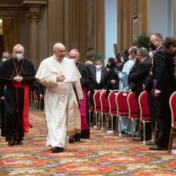 Pope Francis tells Macron ‘I’m still alive’ during Vatican talks