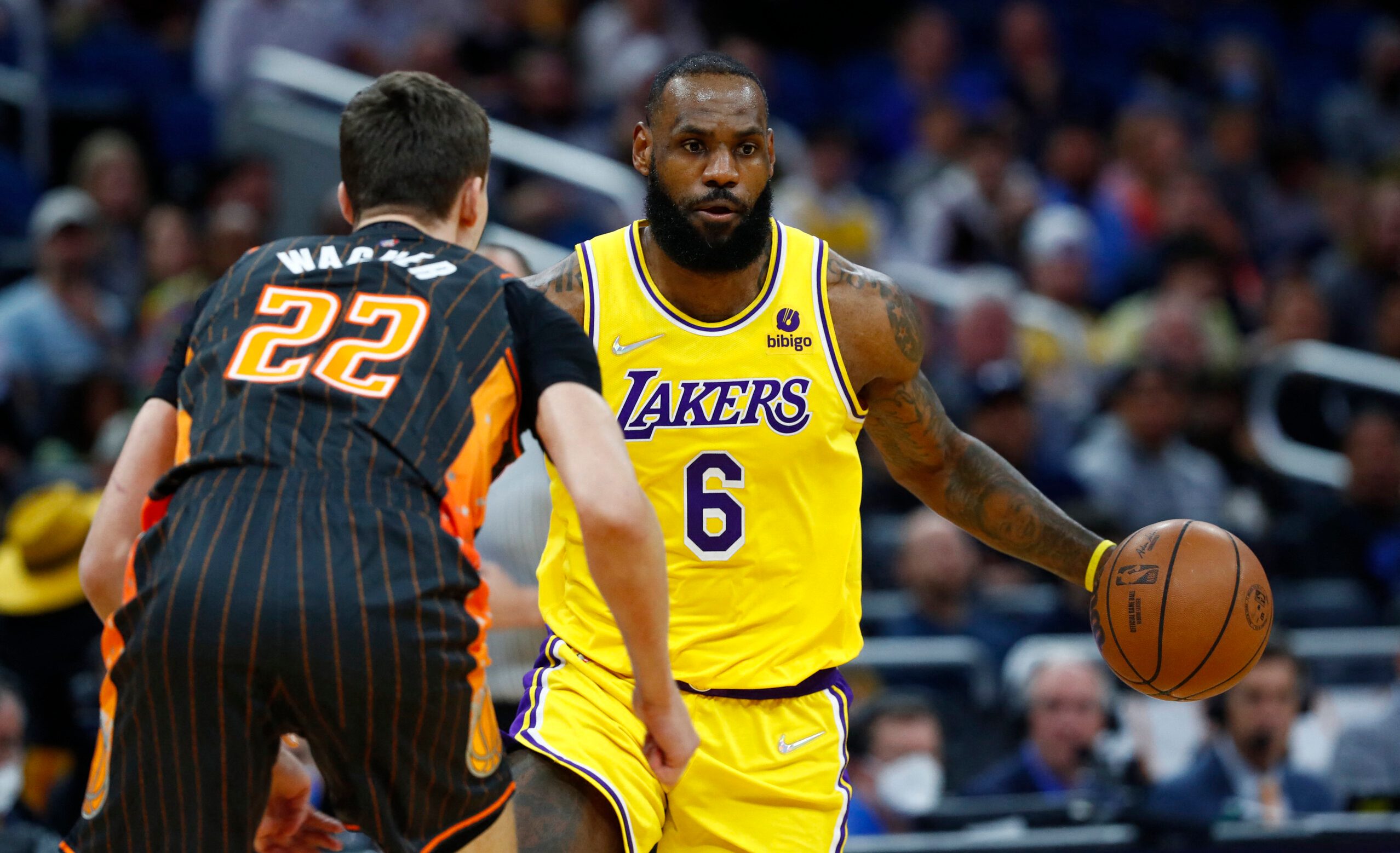 LeBron, Lakers down Magic, return to even mark