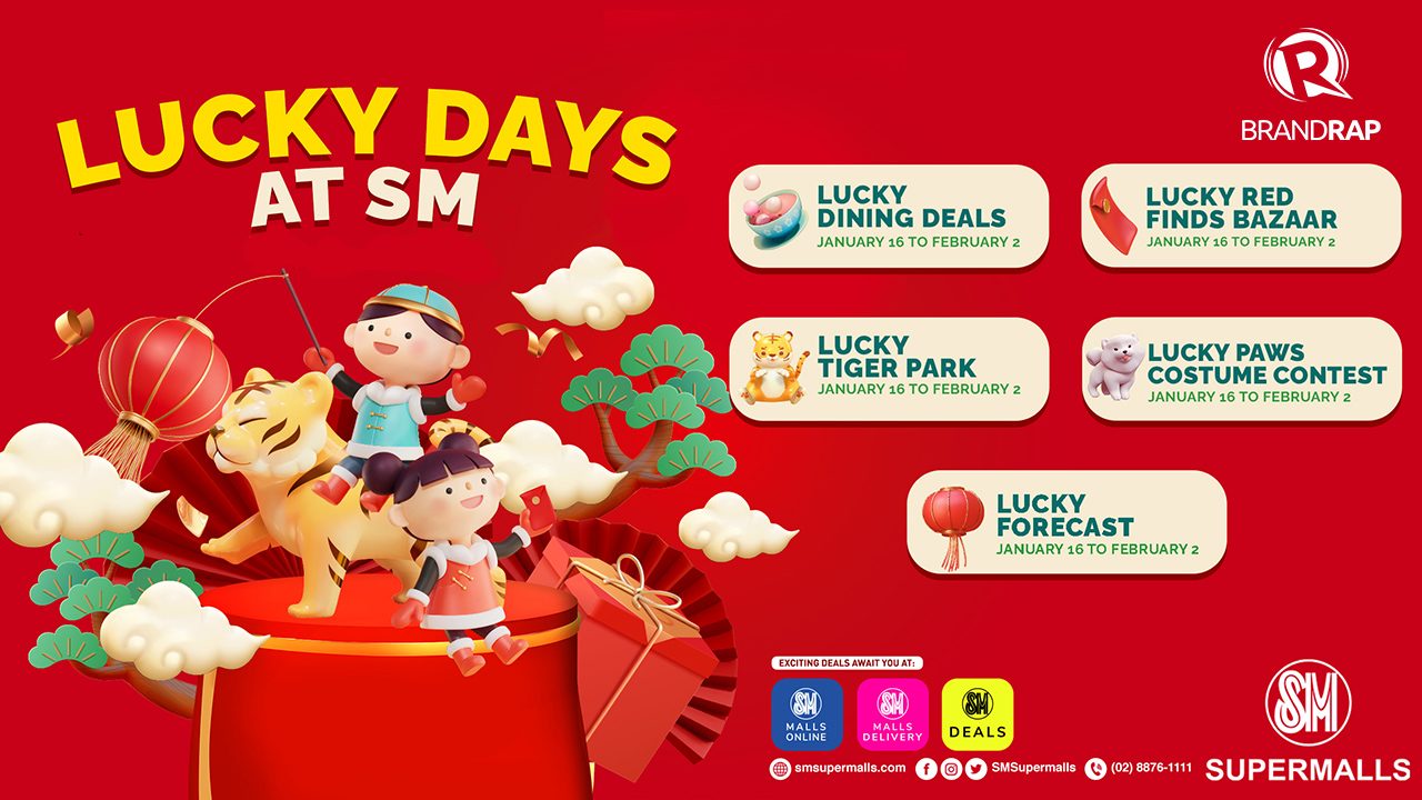 Gong Xi Fa Cai! Welcome the Year of the Tiger at SM Supermalls