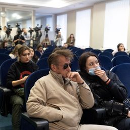 Sean Penn in Ukraine filming documentary on Russian invasion