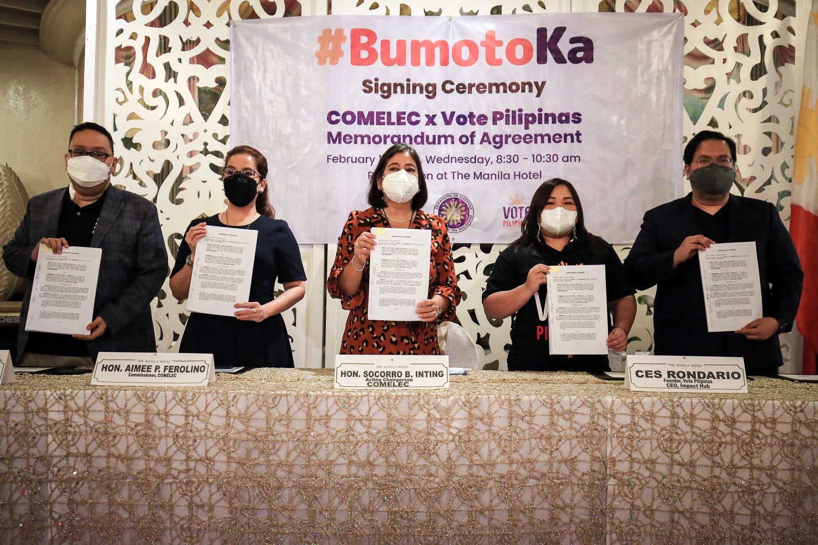 Comelec, non-profit group seek to raise voter turnout in 2022