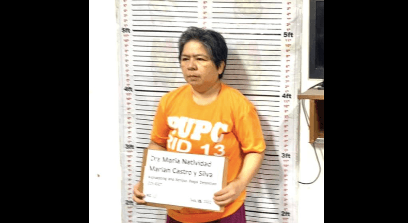 Malacañang denies red-tagging behind arrest of doctor Natividad Castro