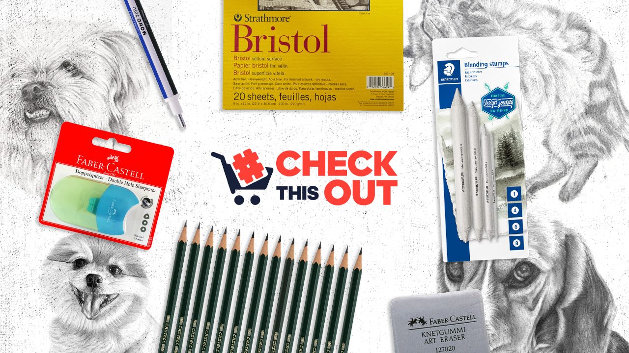 #CheckThisOut: Materials you’ll need to create graphite pencil drawings