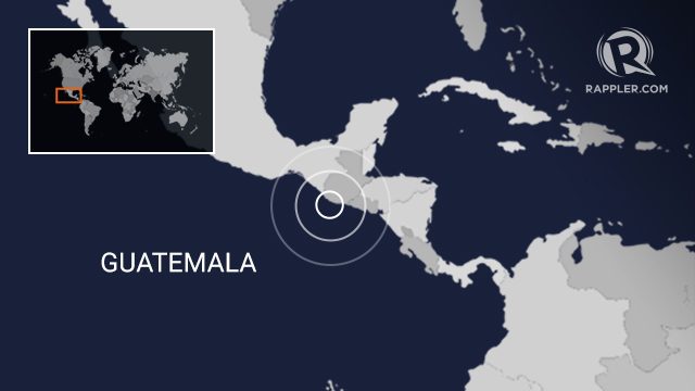 Guatemala earthquake triggers rockfalls and uproots trees
