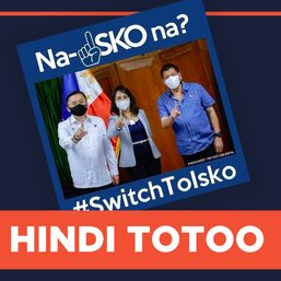 HINDI TOTOO: Litrato ng pagsuporta ni Duterte, Bong Go at Gwendolyn Garcia kay Moreno