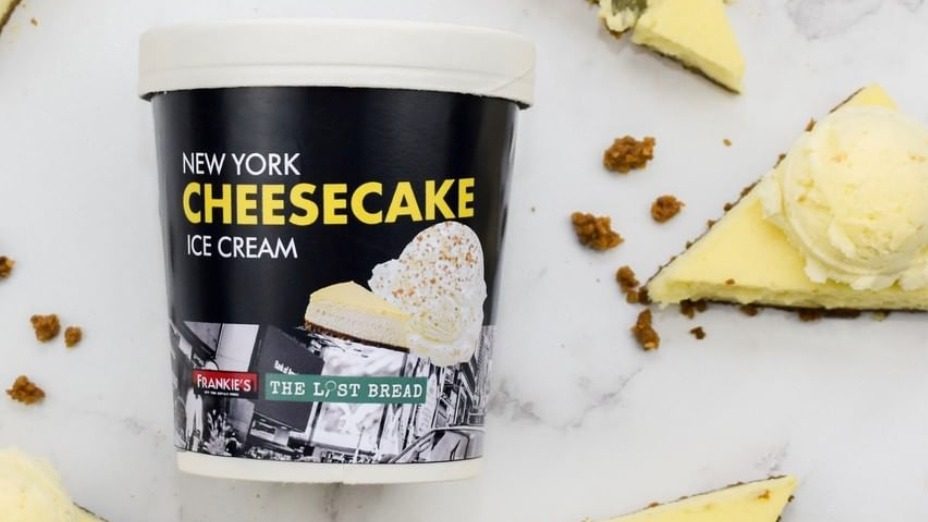 Get Frankie’s New York Cheesecake as ice cream from The Lost Bread