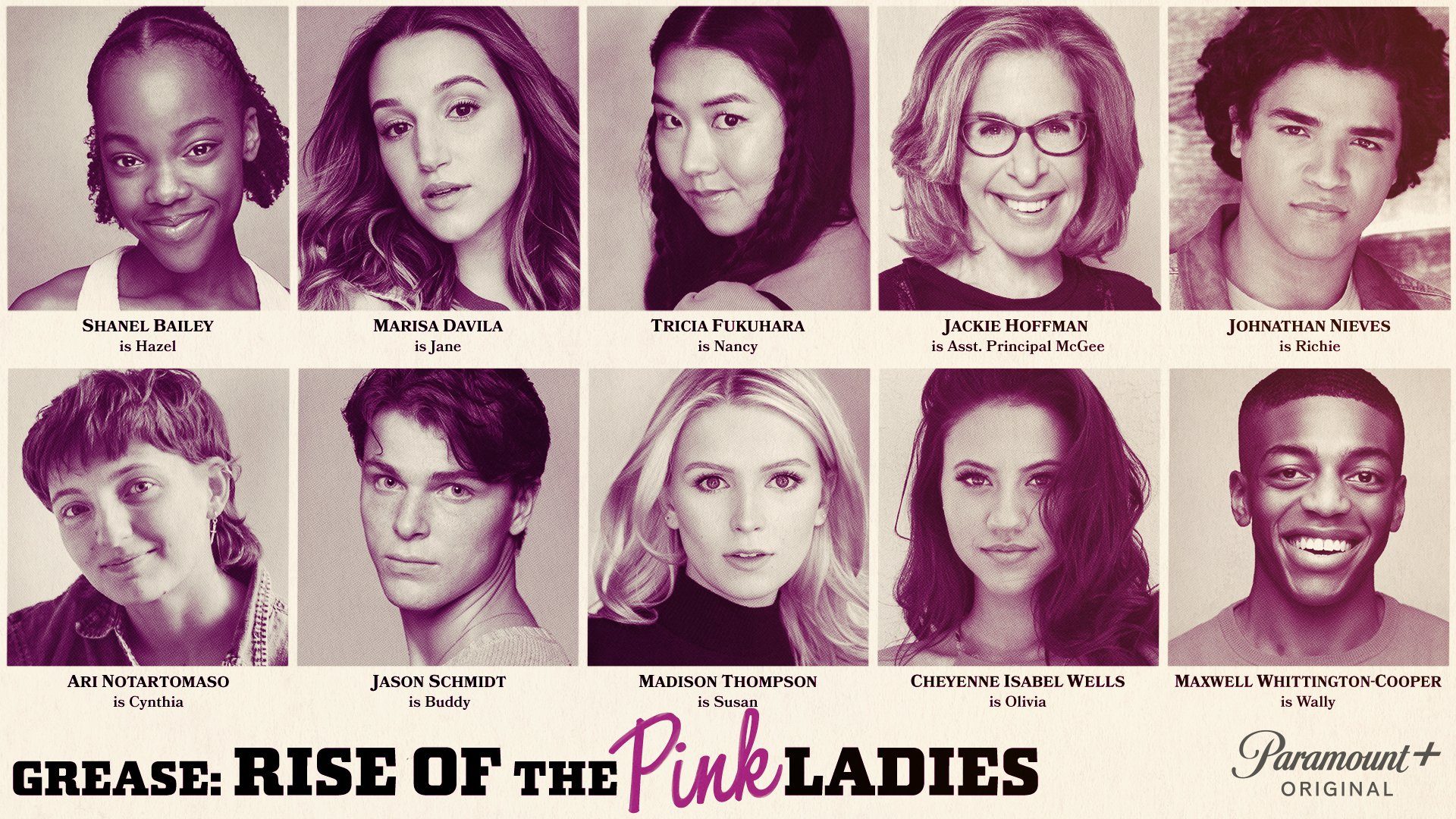 Meet the cast of ‘Grease’ prequel series ‘Rise of the Pink Ladies’