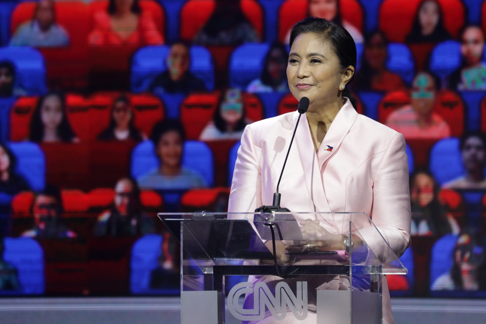 Robredo roasts debate absentee Marcos: A leader shows up in the most difficult times