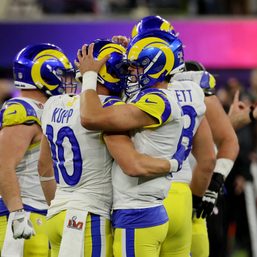 Rams celebrate Super Bowl win, a proposal and a baby