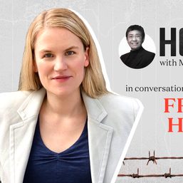 Maria Ressa interviews Hillary Clinton for #HoldTheLine