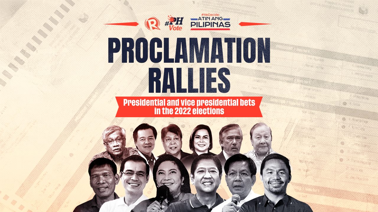 HIGHLIGHTS: Presidential, vice presidential 2022 proclamation rallies
