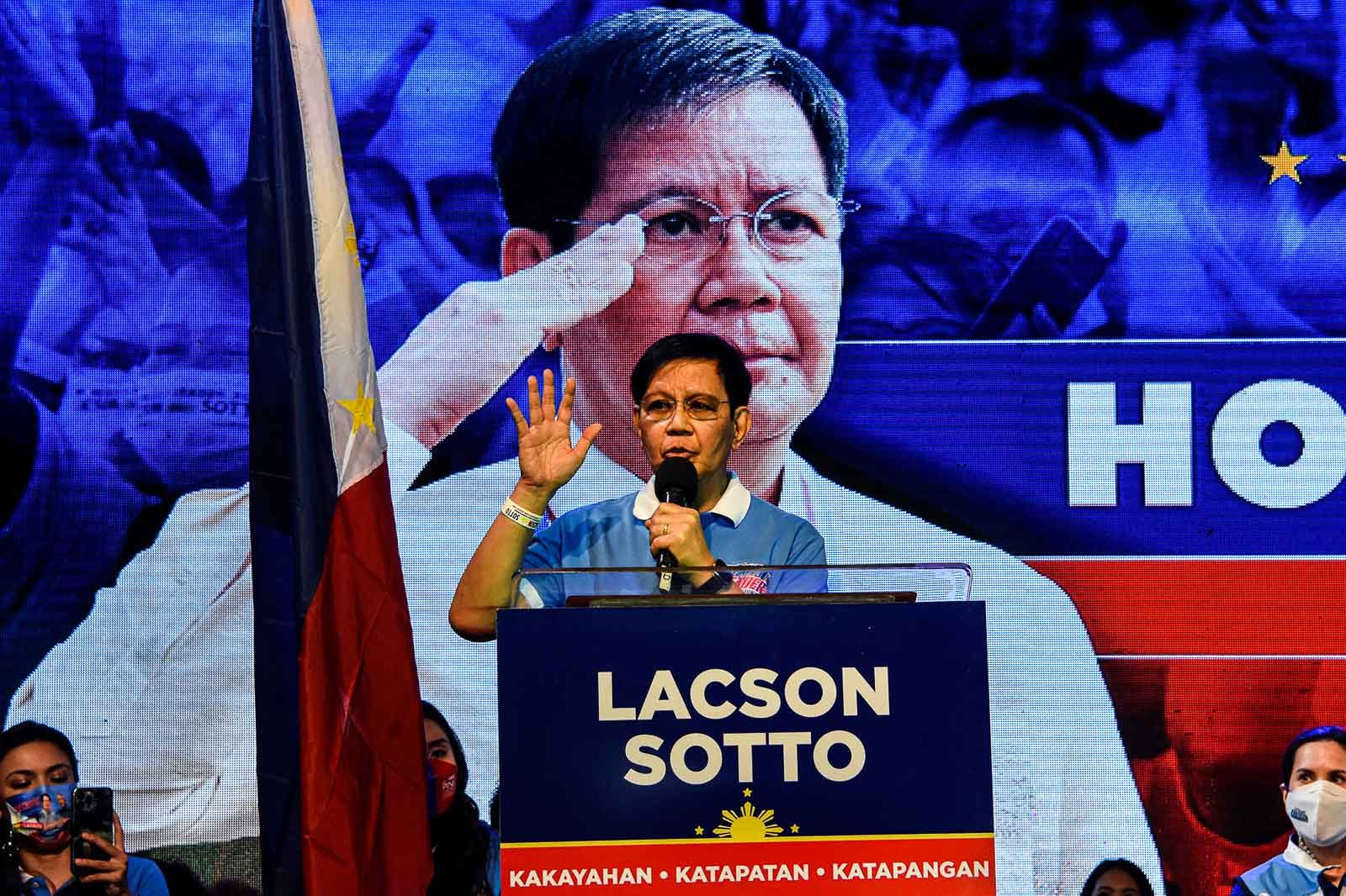WATCH:  Ping Lacson’s speech at 2022 proclamation rally