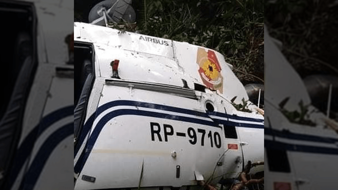 PNP chopper crash in Quezon province kills 1, injures 2 others