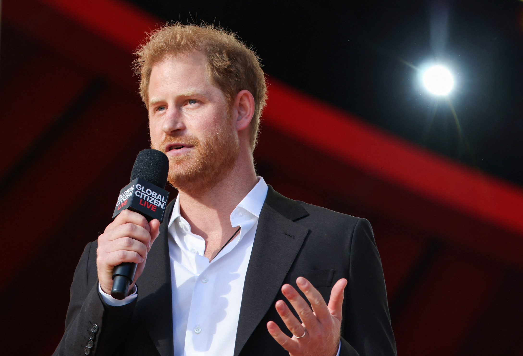 Britain’s Prince Harry vows to finish late mother Diana’s HIV work