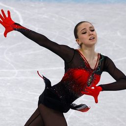 Russian figure skater turns up for practice after reports of failed drug test