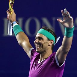 Emotional Nadal stands one win away from record 21st major