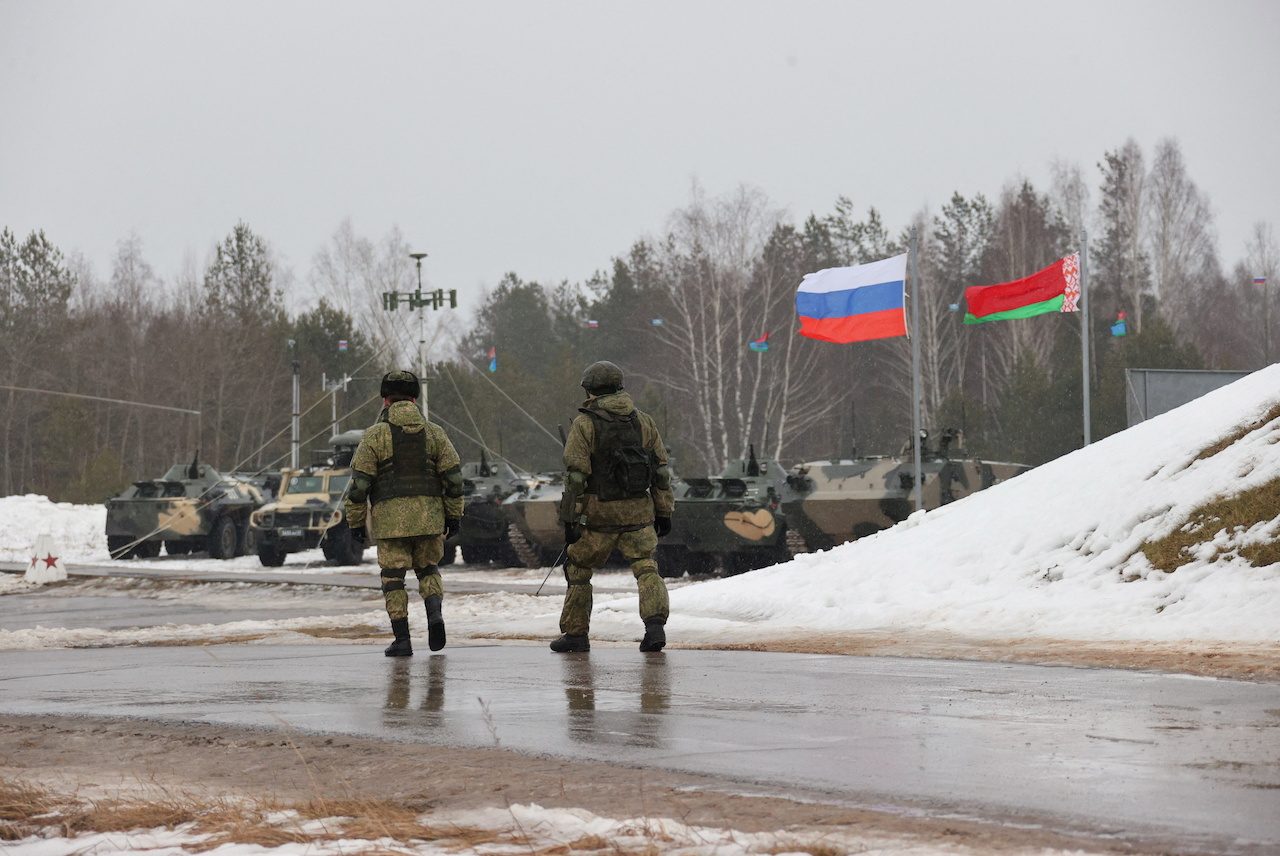 Russia, Belarus extend military drills north of Ukraine