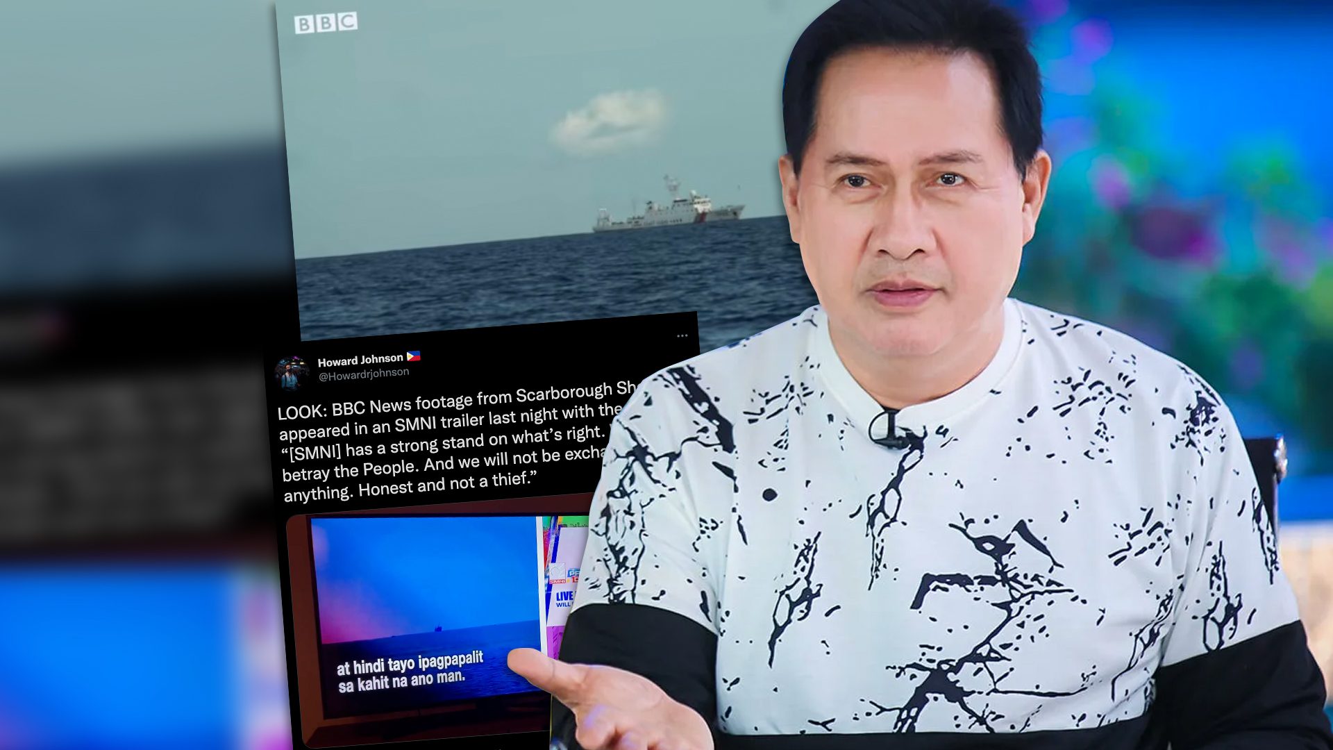 BBC says Quiboloy’s SMNI used their Scarborough video without consent