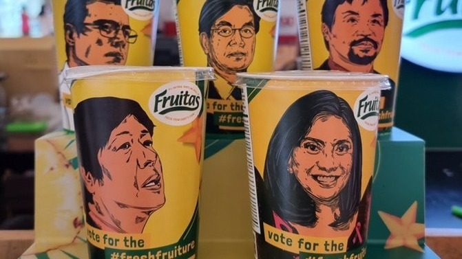LOOK: Fruitas’ new ‘Freshidential Cups’ lets you ‘choose’ your president