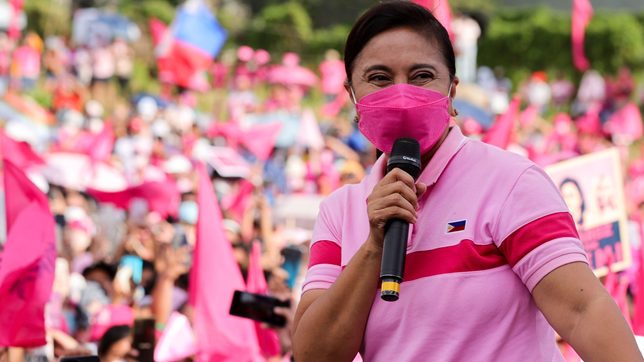 WATCH: Robredo lifted by pink wave in Samar, ‘unexpected blessings’ in Leyte