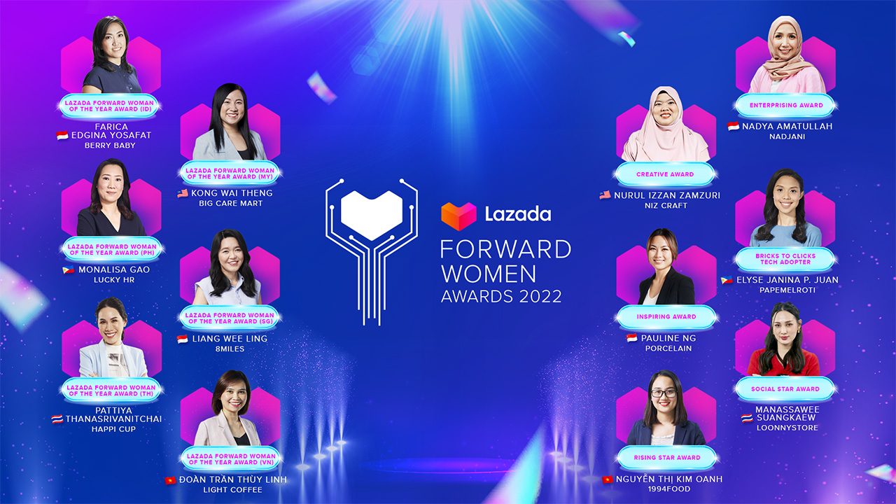 Meet the winners of Lazada Forward Women Awards 2022