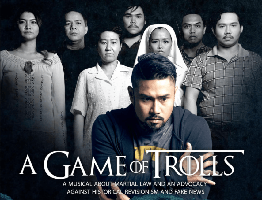 Martial Law musical ‘A Game of Trolls’ to stream in April