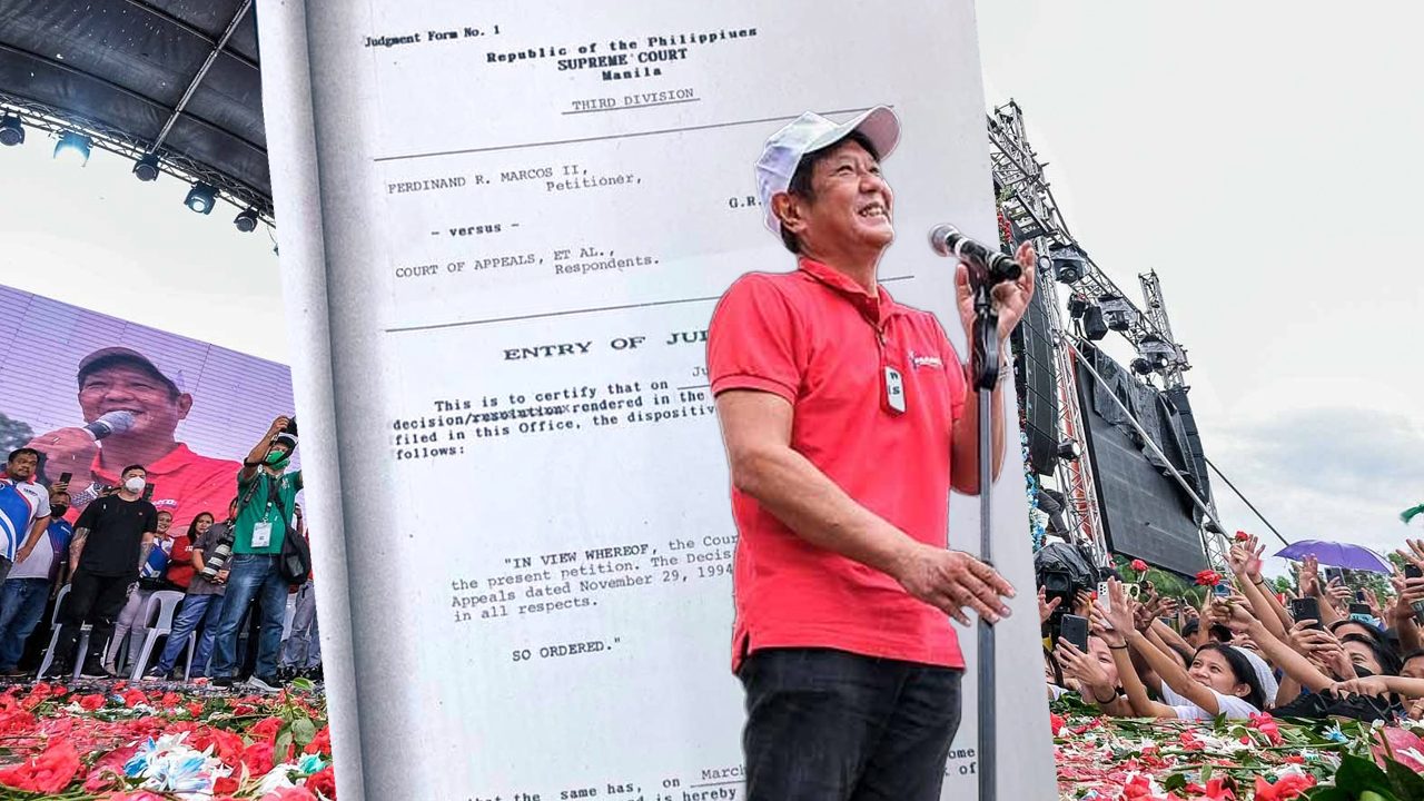 SC record shows Marcos estate tax final in 1999, unpaid until now says DOF