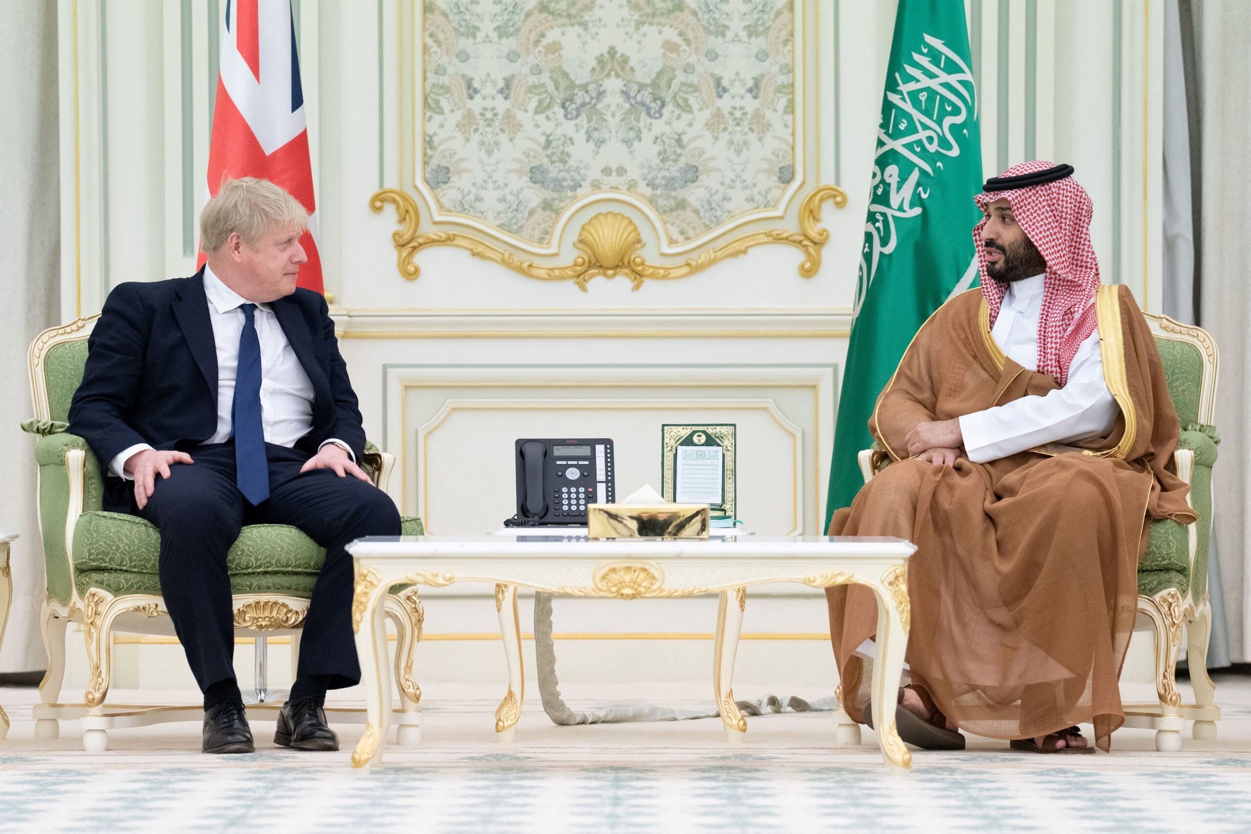 UK’s Johnson fails to secure public oil rise pledges after talks with Saudi, UAE