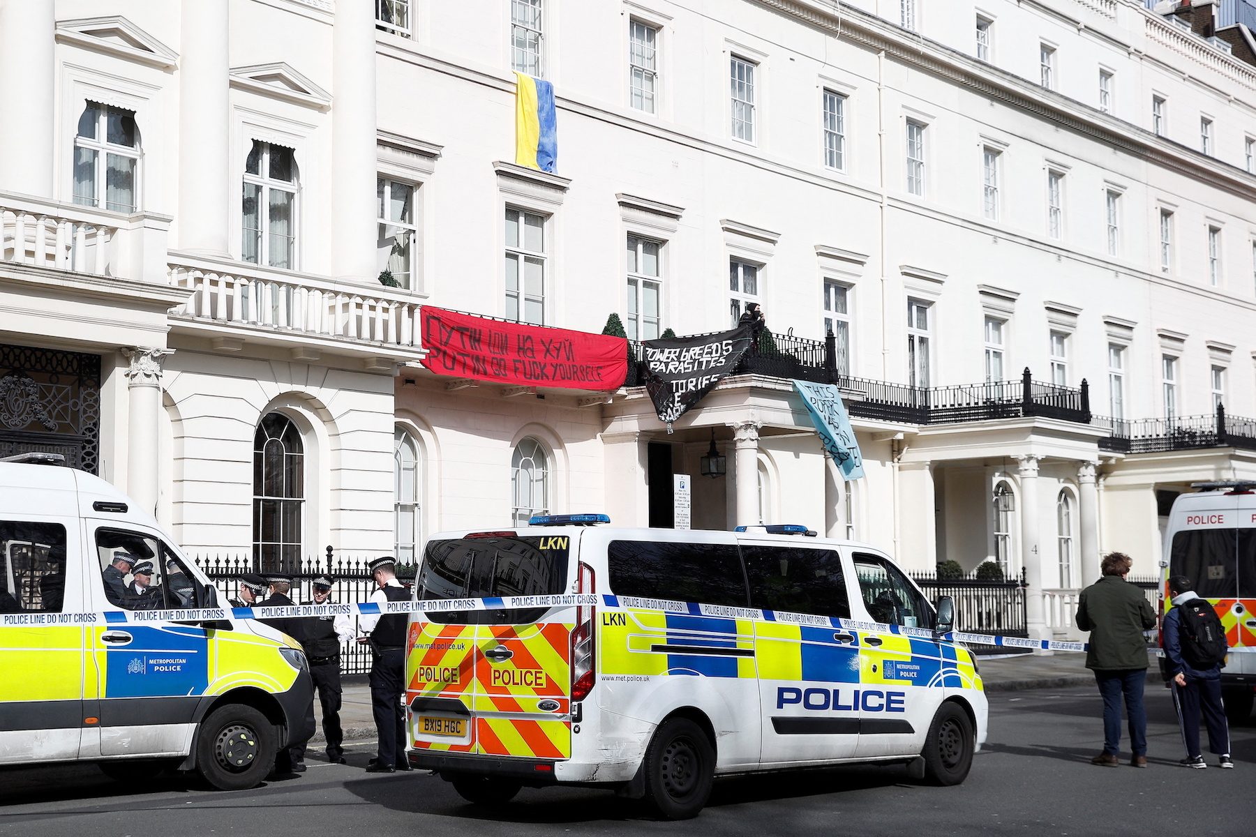 Squatters occupy Russian oligarch’s London mansion