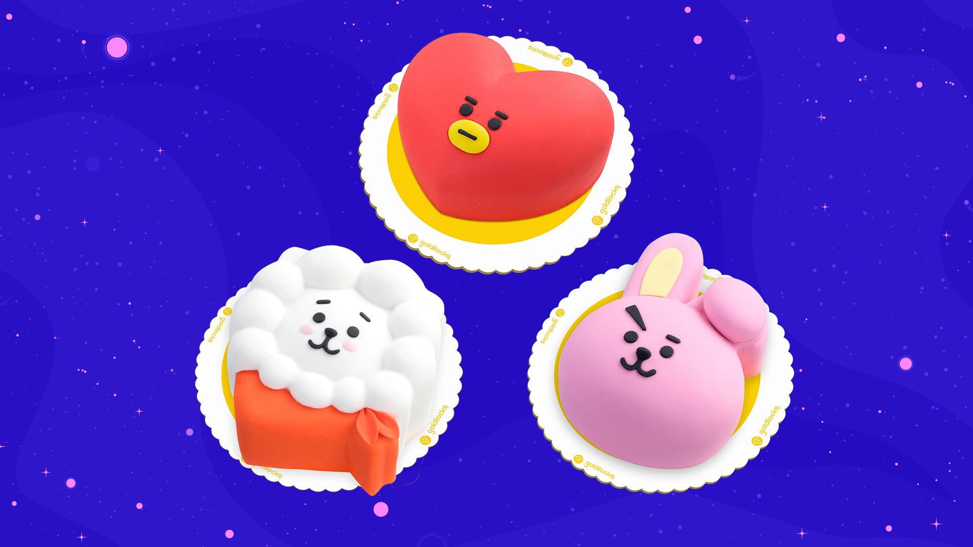 Party with BTS! BT21 cakes now available at Goldilocks