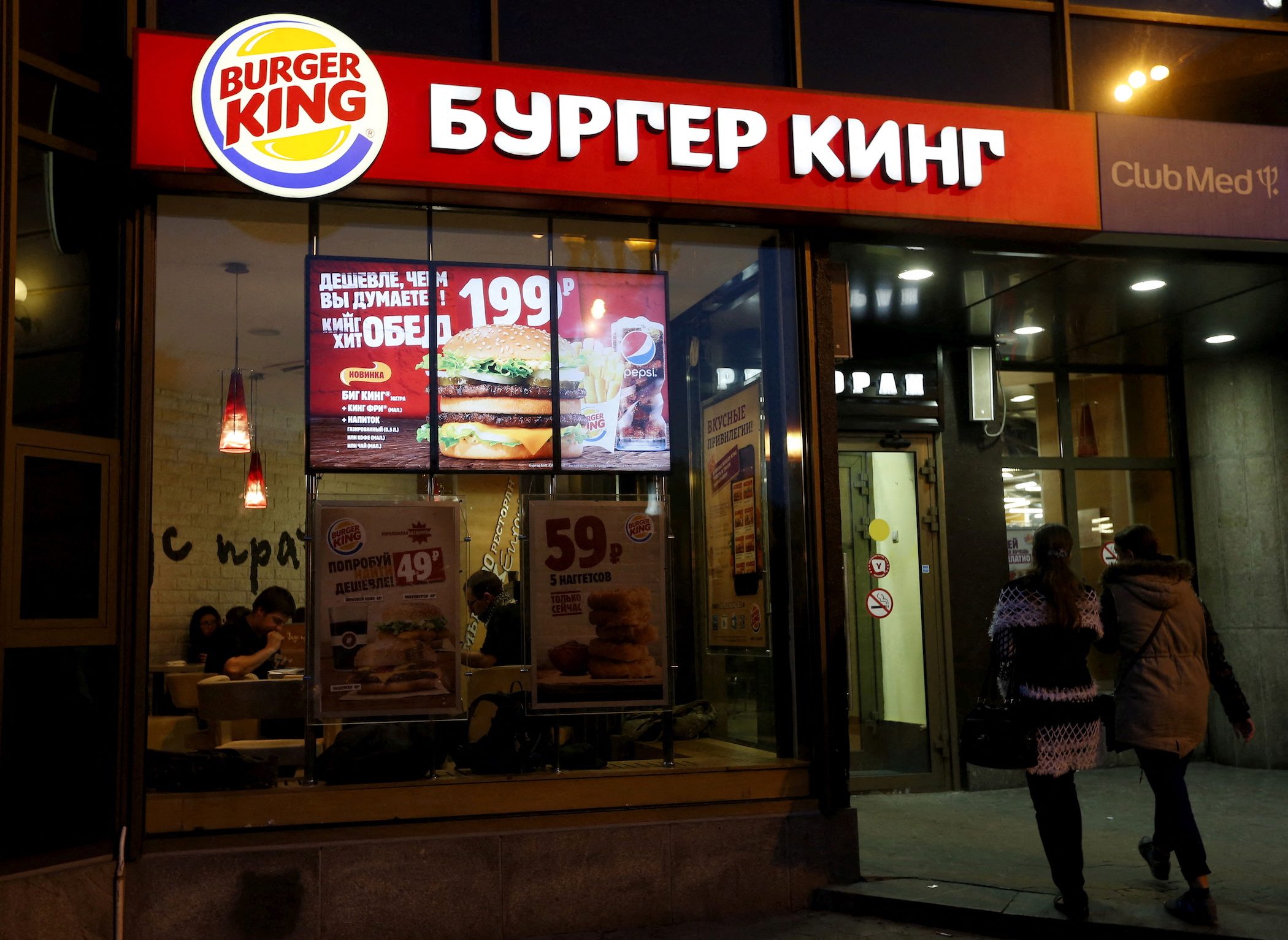 Burger King says Russia franchisee ‘refused’ to shutter restaurants