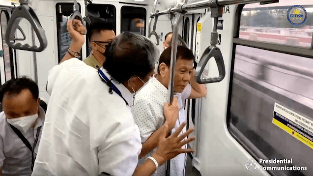 Duterte announces free MRT3 rides from March 28 to April 30
