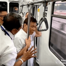 Fire hits MRT3 coach in Makati