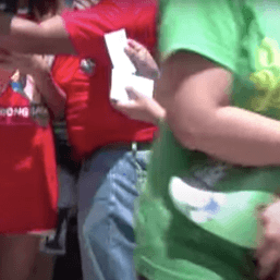WATCH: Envelopes of P500 distributed after Marcos Jr.’s Nueva Ecija rally?